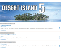 Tablet Screenshot of desertisland5.blogspot.com