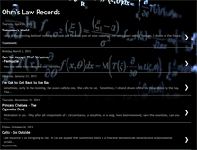 Tablet Screenshot of ohmslawrecords.blogspot.com