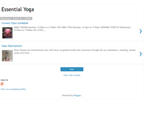 Tablet Screenshot of essentialyoga.blogspot.com