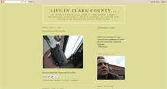 Desktop Screenshot of lifeinclarkcounty.blogspot.com