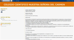 Desktop Screenshot of cienciasnscarmen.blogspot.com