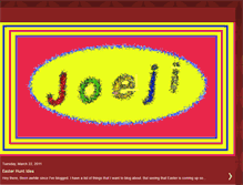 Tablet Screenshot of joeji.blogspot.com