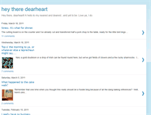 Tablet Screenshot of heytheredearheart.blogspot.com