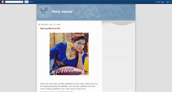 Desktop Screenshot of nastyexpose.blogspot.com