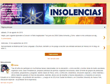 Tablet Screenshot of insolencias-celinearmenta.blogspot.com