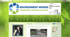 Desktop Screenshot of environnement-monde.blogspot.com