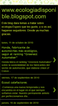 Mobile Screenshot of ecologiadisponible.blogspot.com