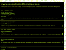 Tablet Screenshot of ecologiadisponible.blogspot.com