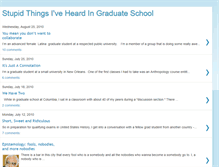 Tablet Screenshot of graduatestudentsaredumb.blogspot.com