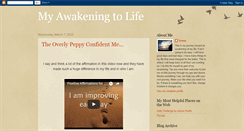 Desktop Screenshot of myawakeningtolife.blogspot.com