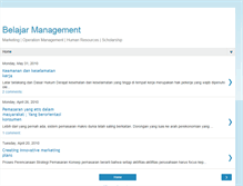 Tablet Screenshot of belajar-management.blogspot.com