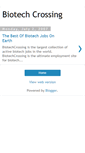 Mobile Screenshot of biotechcrossing.blogspot.com