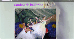 Desktop Screenshot of carolzinha-sonhosdebailarina.blogspot.com