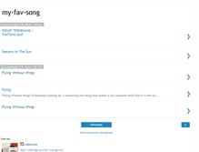 Tablet Screenshot of my-fav-song-catharina.blogspot.com
