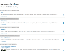Tablet Screenshot of melanie-jacobson.blogspot.com