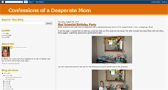 Desktop Screenshot of confessionsofadesperatemom.blogspot.com