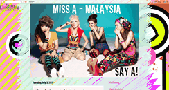Desktop Screenshot of missasaya-malaysia.blogspot.com