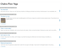 Tablet Screenshot of chakraflowyoga.blogspot.com