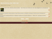 Tablet Screenshot of biologia-ervas.blogspot.com