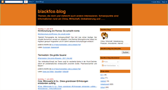 Desktop Screenshot of blackfox-blog.blogspot.com