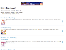 Tablet Screenshot of kireidownload.blogspot.com