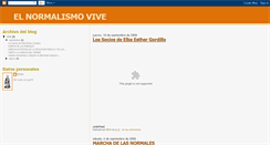 Desktop Screenshot of normalismo.blogspot.com