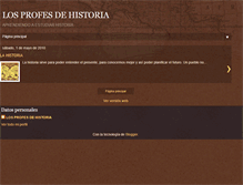 Tablet Screenshot of losprofesdehistoria.blogspot.com