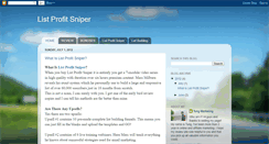 Desktop Screenshot of list-profit-sniper-reivew.blogspot.com