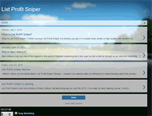 Tablet Screenshot of list-profit-sniper-reivew.blogspot.com