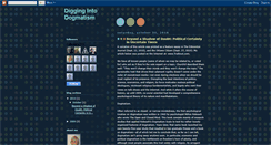 Desktop Screenshot of diggingintodogmatism.blogspot.com