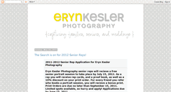 Desktop Screenshot of erynkeslerphotographer.blogspot.com