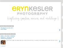 Tablet Screenshot of erynkeslerphotographer.blogspot.com