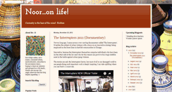 Desktop Screenshot of noor-on-life.blogspot.com