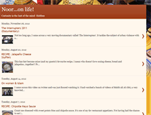 Tablet Screenshot of noor-on-life.blogspot.com