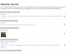 Tablet Screenshot of makariosjournal.blogspot.com