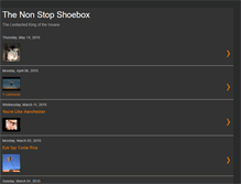Tablet Screenshot of nonstopshoebox.blogspot.com
