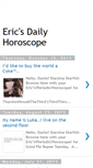 Mobile Screenshot of ericsdailyhoroscope.blogspot.com