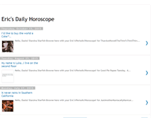 Tablet Screenshot of ericsdailyhoroscope.blogspot.com