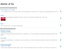 Tablet Screenshot of motherofsixdaughters.blogspot.com