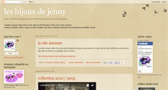 Desktop Screenshot of lesbijouxdejenny.blogspot.com