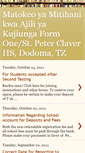 Mobile Screenshot of matokeosaintpeterclaver.blogspot.com