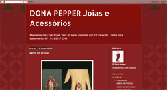 Desktop Screenshot of donapepper.blogspot.com
