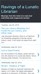 Mobile Screenshot of lunaticlibrarian.blogspot.com