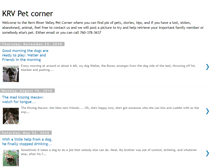 Tablet Screenshot of krvpetcorner.blogspot.com
