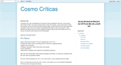 Desktop Screenshot of cosmocriticas.blogspot.com