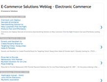 Tablet Screenshot of ecommercesolutions.blogspot.com