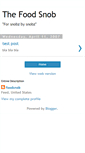 Mobile Screenshot of foodsnobz.blogspot.com