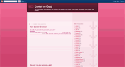 Desktop Screenshot of dantelveoya.blogspot.com