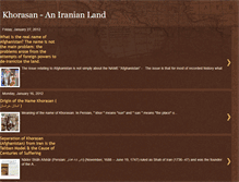 Tablet Screenshot of khorasan-afghanistan.blogspot.com