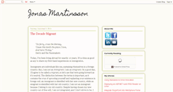 Desktop Screenshot of jonasmartinsson.blogspot.com